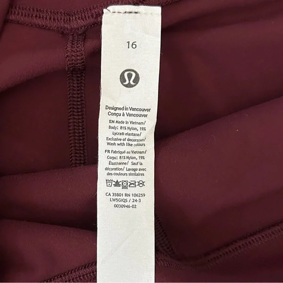 Lululemon Align High Rise Mini Flare Pant in Lava Cake Size 16 2025 - Picture 9 of 14
